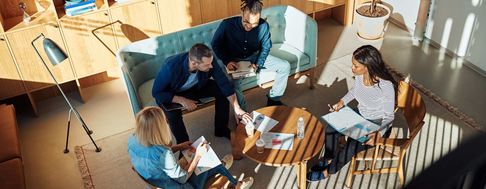 Young Professionals in a Meeting