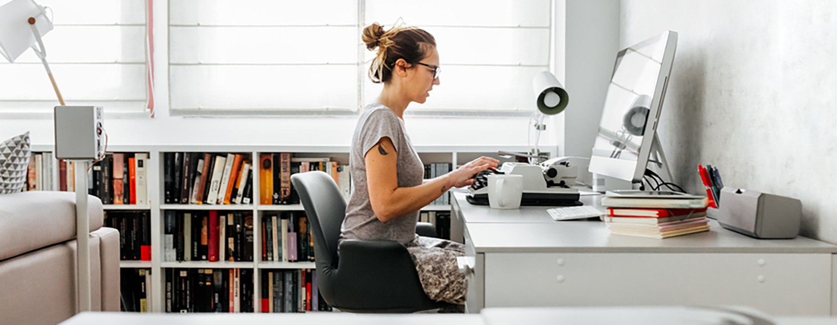 Woman Working Remotely